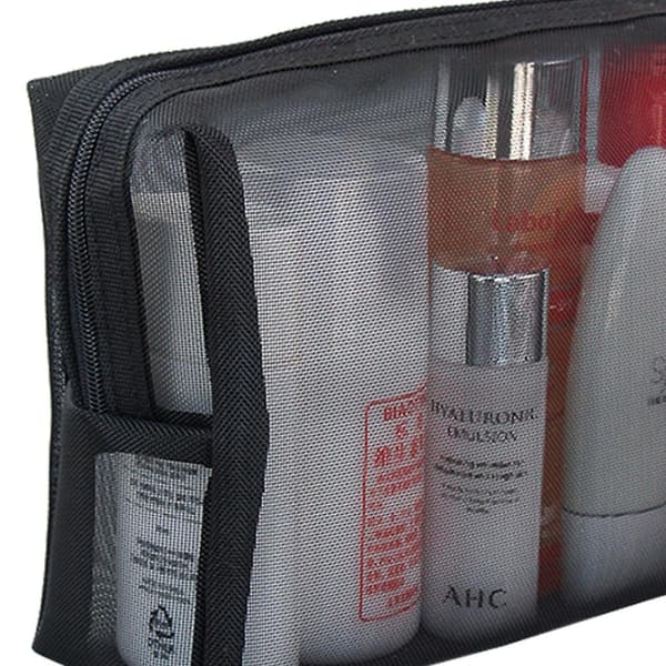 Dhrs Mesh Kosmetikpose Mesh Makeupposer Mesh Lynlåspose Til Kontorer Rejsetilbehør