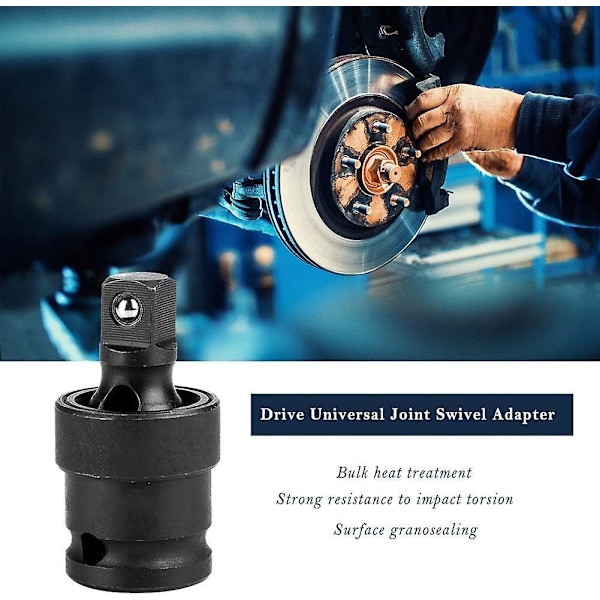 Impact Universal Led-sæt - 1/2\" Drive Universal Led Svingadapter Luft Impact Wobble Sokkel til Mineudvinding Metallurgi Skibsbygning Autoreparation