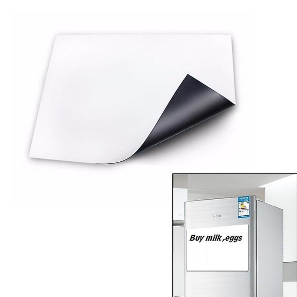 Fleksibel størrelse A3 Magnetisk tavle Kjøleskap Kjøkken Hjemmekontor Påminnelse Magnet Tørrslettetavle