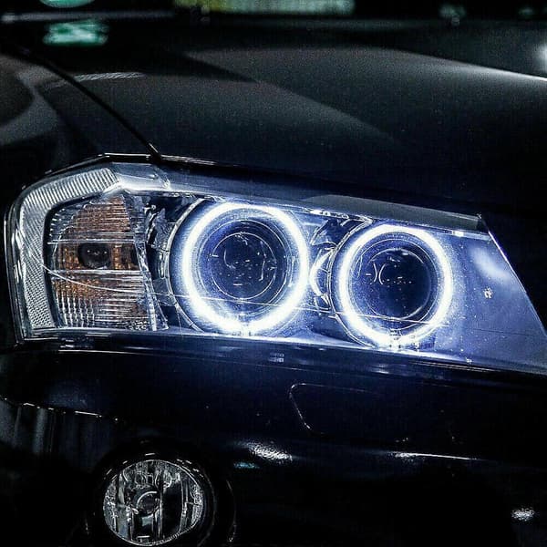 1 Set Bil Angel Eyes LED-ljus H8 6W Vita Lampor för E90 E92 E93 E89 E60 E70