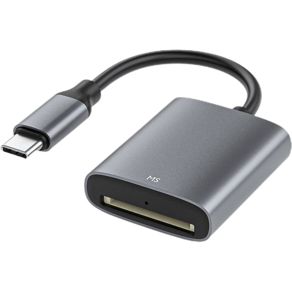 Type C MS Memory Card Reader - Aluminiumslegering USB C Adapter til smartphones og tablets
