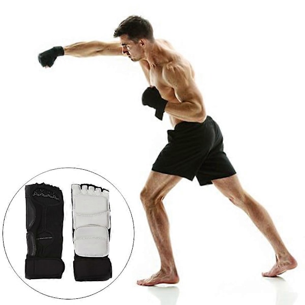 PIAO 1 par Taekwondo Träning Boxning Fotskyddsutrustning Kampsporter Fight Muay Thai Kung Fu Tae Kwon Do Fotskydd Fotstöd för Män Kvinnor K