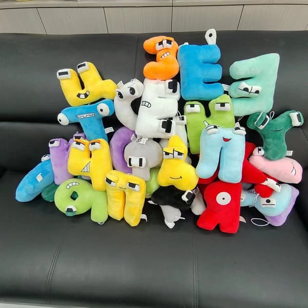 Alphabet Lore plysjpute dukke barns opplysning 33