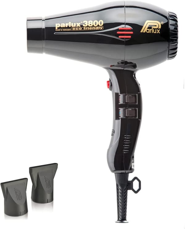 Parlux 3800 Ion Ceramic Hårtørrer 2100W Sort