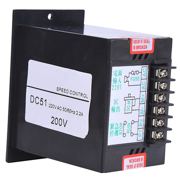 Motorregulator Permanent Magnet Controller 120W 2.2A Fremadgående Rotation Output 0~200VDC