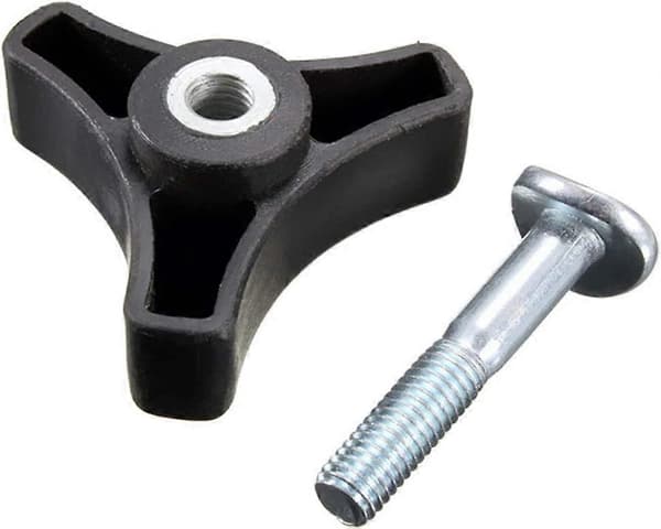 5 stk - Erstatnings trekant håndtak, mutter og bolt for gressklipper