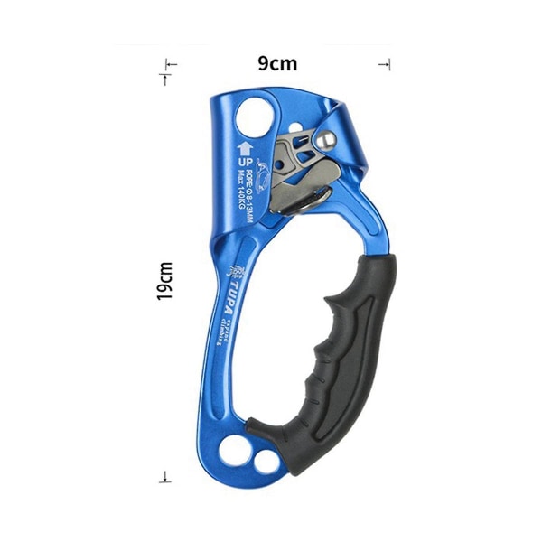 Ulkoilmaurheiluvälineet Kalliokiipeily Oikea-käden Nousulaite Vuorikiipeilykahva Nousulaite Sininen