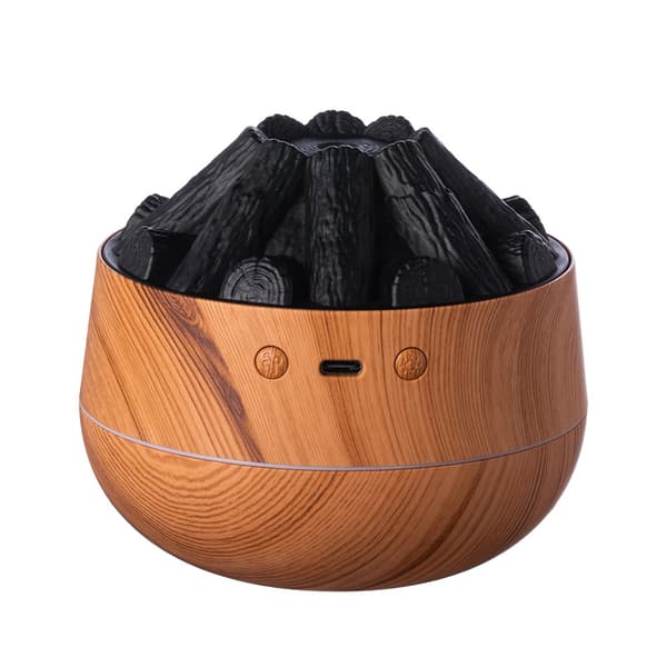 USB kullbrannsimulering flamme luftfukter, kontor og hjemme skrivebord lava diffuser A