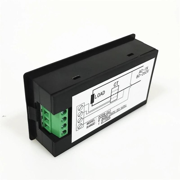 AC 80-260V 100A PZEM-061 LCD-display Digital Ström, Spänning, Effekt, Energi Amperemeter Voltmeter med Cu