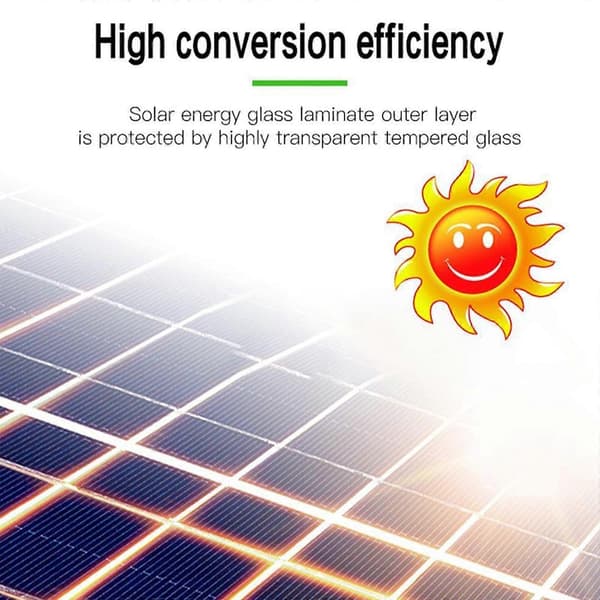 2W 5V Solcellsladdningspanel Solcellsdriven Powerbank-laddare för utomhusbruk