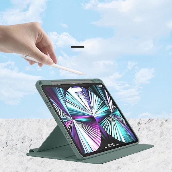 Etui for iPad Air 5. generasjon 2022, Air 4. generasjon 10.9 med pennholder 360 roterbar