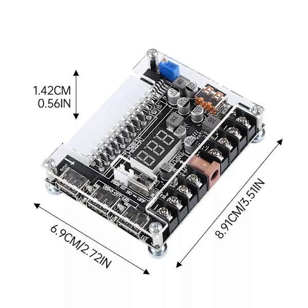Säädettävä jännitteen virtalähdemoduuli 20/24 PIN ATX -sovitin Breakout-kortti js