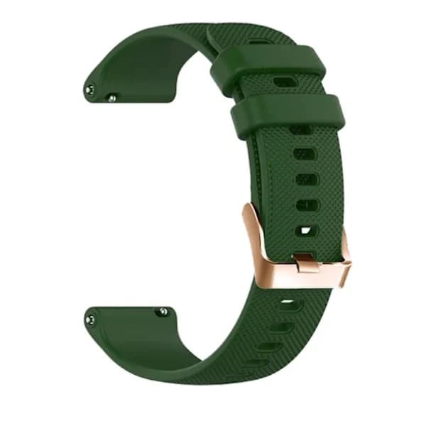 Armbånd til Garmin Smartwatch, erstatningsrem grønn 18mm bredde
