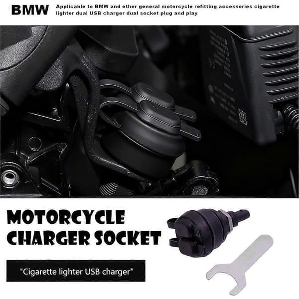 Motorcykel USB-oplader ridsefast hus for langvarig ydeevne