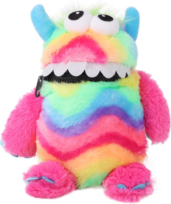 Regnbue Worry Monster Plyslegetøj
