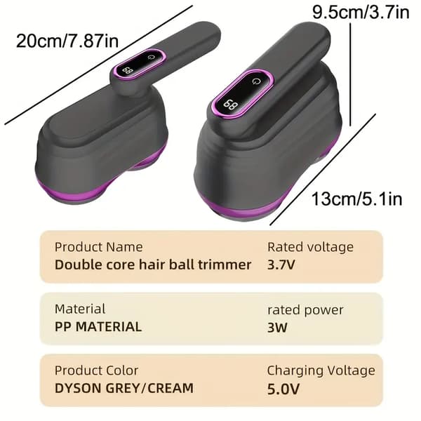 1 kpl OSREE Professional Electric Double Head Fabric Scraper