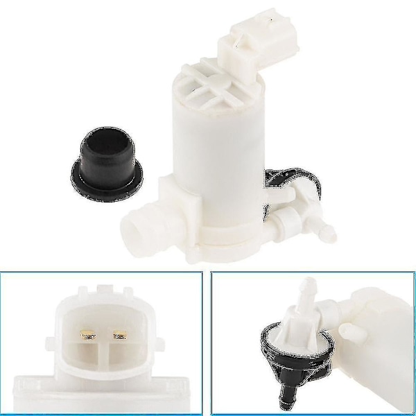 Vindrutespolarpump Fram Bak För Mazda 2 Hatchback 2007-2015 Dubbla Utlöp