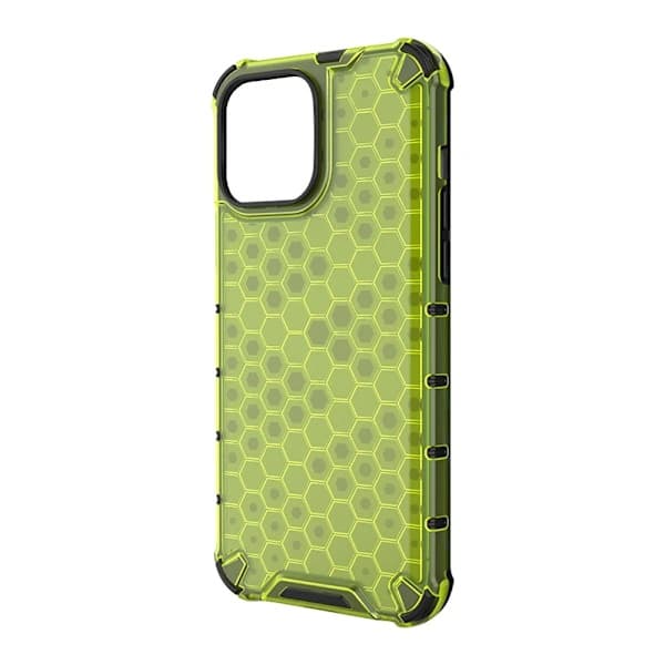 Honeycomb Apple Telefoncover-iPhone13-Transparent Grøn