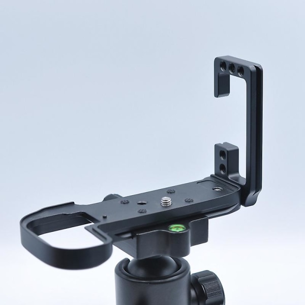 Quick Release L Plate Brakett Holder Håndgrep For R5 R6 Kamera For Tripod Ballhead, svart