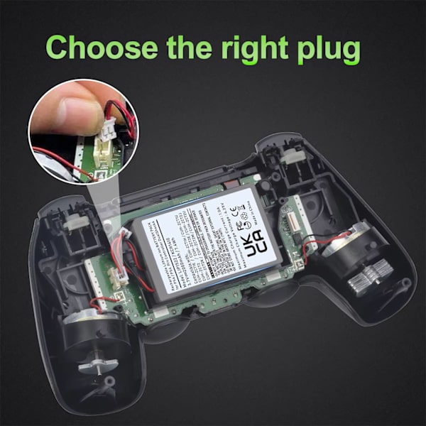 2x 2000mah Lip1522 Batterier för Sony PS4 Dualshock 4 CUH-ZCT1E CUH-ZCT1H CUH-ZCT1U CUH-ZCT2 CUH-ZCT2U Trådlös Kontroller