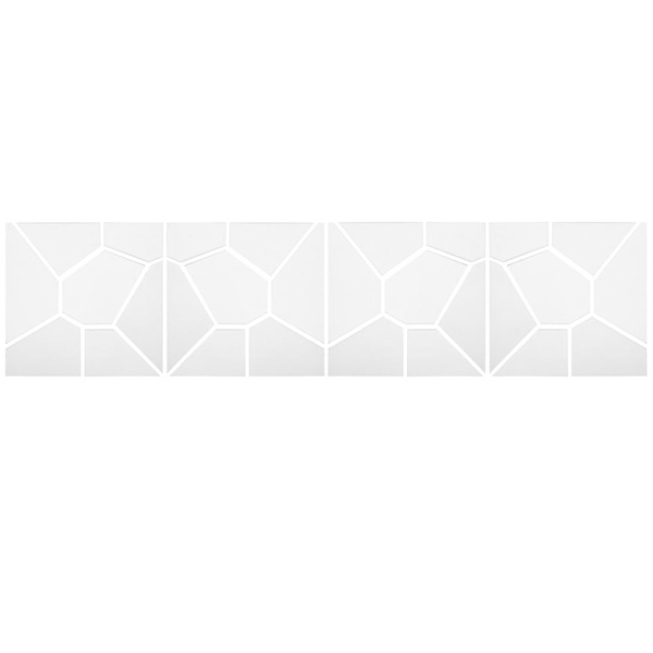 DIY Geometrisk Vægsticker Spejl til Soveværelse og Stue Dekoration