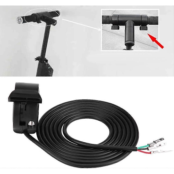 EBTOOLS Universal 22mm 7/8 tommer Elektrisk Joystick Hastighedsstyring Gashåndtag Sæt til Elcykler Scootere