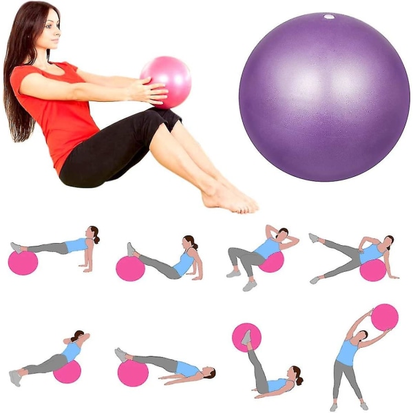 2 delar 25cm mjuk Anti Burst Yogaboll Träningsgymnastik Pilates Fitness