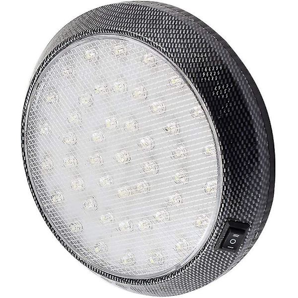 46 LED:n pyöreä kattovalaisin auton sisätiloihin 12V asuntoautoon matkailuautoon