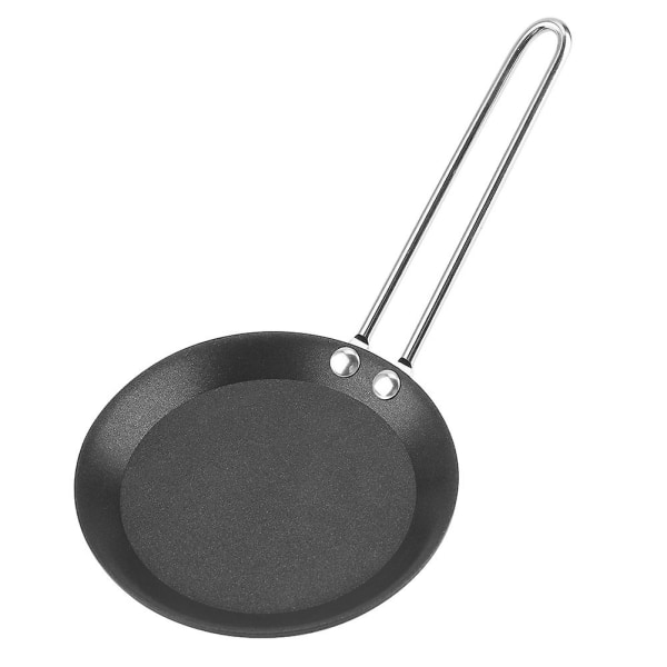Cute Mini Frying Pan Poached Egg Model Household Skillet Small Wok Kitchen Cooker Steel Handle