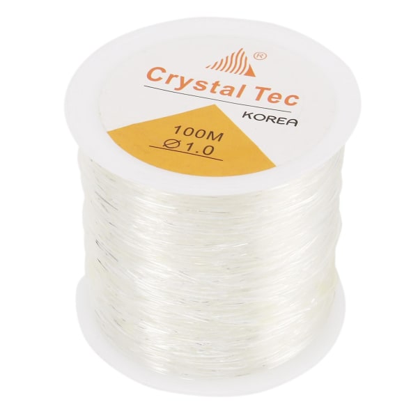 1mm Klar Perlekjede Krystall Elastisk Strekkbar Armbåndsnor For Smykkeproduksjon Halskjede Armbånd B