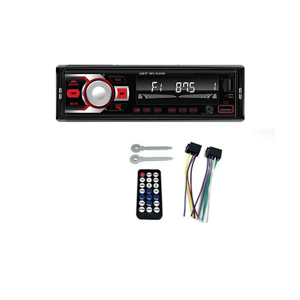 Auton värikäs valo FM-radio Auton Bluetooth Mp3 12v Multimedia soitin Kortti USB-muistitikku Radio
