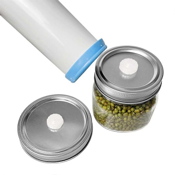 Mason Jar -tyhjiökansi-setti, elintarvikkeiden tyhjiöpurkki, Mason Jar -tyhjiöpumppu, kädessä pidettävä purkin sulkija, tyhjiösulkijan lisävarusteet B