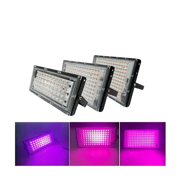 Full Spectrum LED Växtlampa Phytolampa för Växthus Blomfröplantering 200W Räckviddslampa Utomhusbelysning