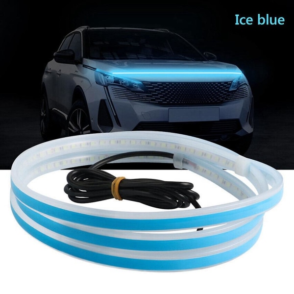 LED-bilmotorhjelm Atmosfærelampe Gennemgående Type Kørelampe Retningslinjer Dekorative lys