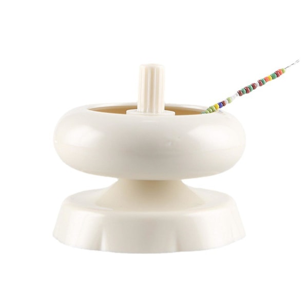 Nye ankomne Spin & String Micro Bead Stringing Plastic Spinning Wheel Rask og effektivt streng frøperler for smykker, frynser og gjør-det-selv-kunst