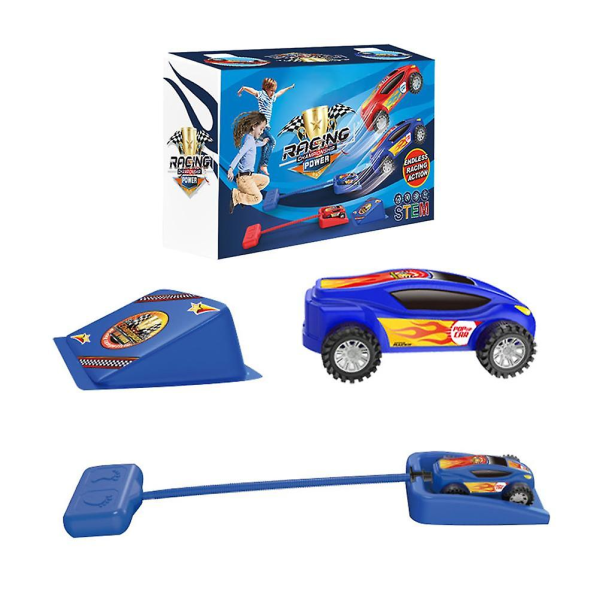 Jump Air Powered Toy Car Outdoor Racing Leksakspresenter för barn Pojkar Flickor