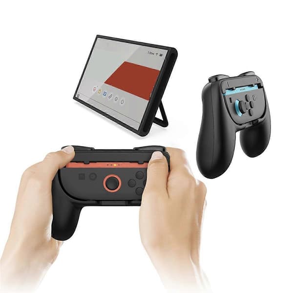 2 STK Forbedrede Komfortgrebsholdere til Switch2-controllere Ergonomisk design til udvidede spilsessioner