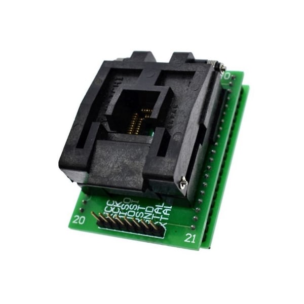 Tqfp44 til Dip40 brennende socket Chip Programmerer Tqfp44 Adapter Socket Dip40 Qfp44 Atmega16