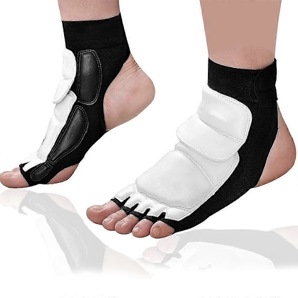 PIAO 1 par Taekwondo Träning Boxning Fotskyddsutrustning Kampsporter Fight Muay Thai Kung Fu Tae Kwon Do Fotskydd Fotstöd för Män Kvinnor K