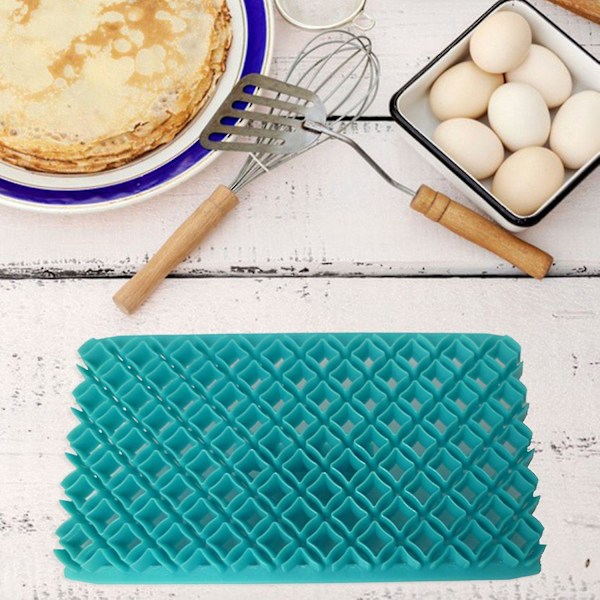 Fondantform Non-stick BPA-fri Mångsidig Snabb Frigöring DIY Stämpel Verktyg Återanvändbar Urholkad Design B