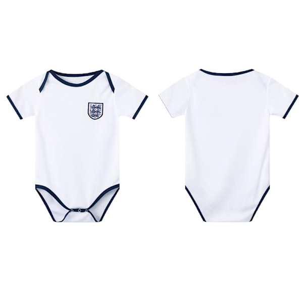 Babyfotballdrakt med korte ermer, onesie, 6-18 måneder 12-18 M