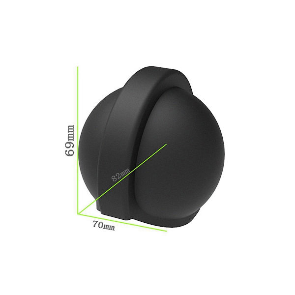 2 st Silikon Skyddande Fodral för X3 Panoramaradapter Vattentätt Fodral Lins Skydd