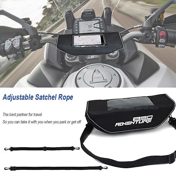 Motorcykelstyre Väska kompatibel med Ktm 890 Adventure R 890adv 890 Adventure 890 Adv R 2020- 2023 Bärbar Vattentät Telefonväska