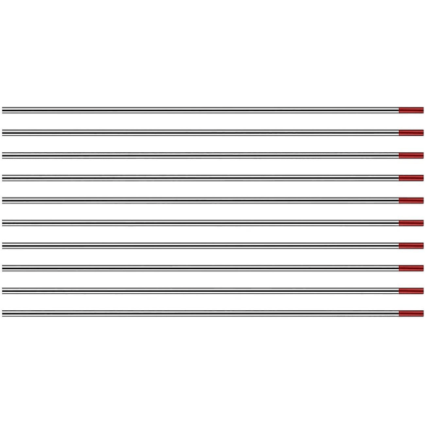 TIG-svetsning Volfram-elektroder med 2% Thorium Wt20 (röd) 2,0 * 150 mm 10 st per förpackning
