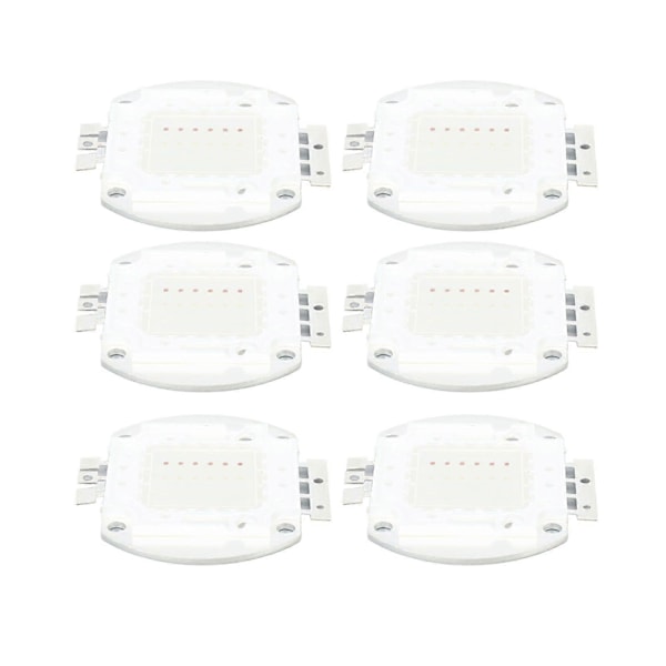 6 st 20W RGB COB Integrerat Ljus Hög Ljusstyrka COB Panel för Växter Scen Skylt Utställningshall