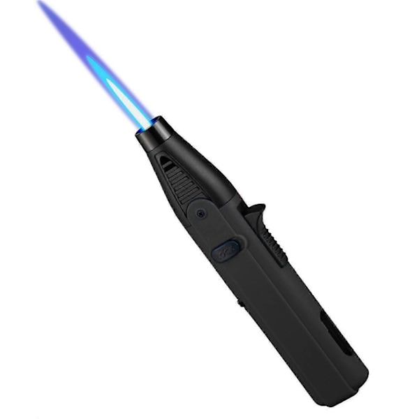 Jetflammelighter Cool Torch Lightere Vindtætte Til Udendørs Dobbelt Blå Flamme Genopfyldelige Lightere