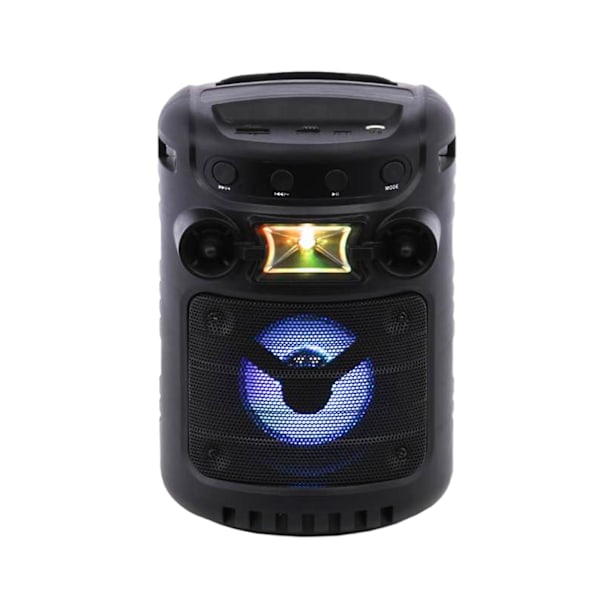 Bluetooth-kaiutin Bluetooth-kaiutin, Ulkokäyttöön sopiva kannettava stereokaiutin värillisillä juoksevilla valoilla, Kannettava ministereakaiutin karaoke-tuella