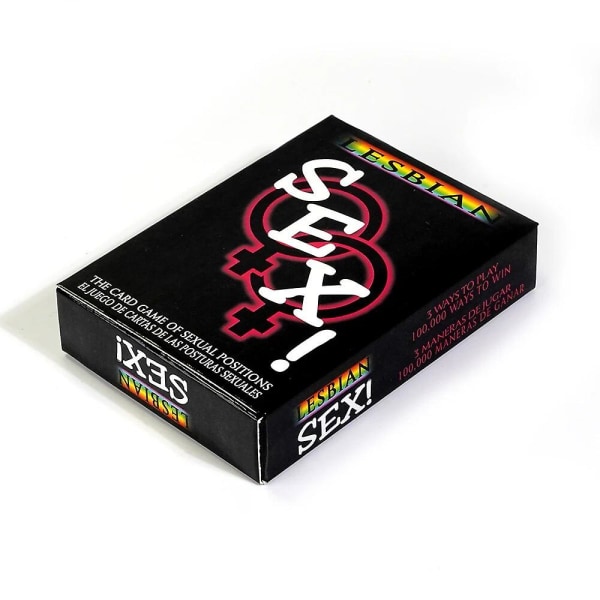 Lesbisk sexkortspill Sexposisjonskort Morsomme parspill for voksne Beste date nattspill for par Soveromsspill for par