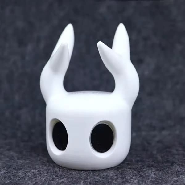 Universal Spilcontroller Stativ Kompatibel med PS4/PS5/Switch Hollow Knight Tema Skrivebordsvisning White