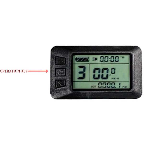 Elcykel med USB-kontakt KT-LCD7 Intelligent Display E-bike LCD-kontrollpanel Vattentät Acce